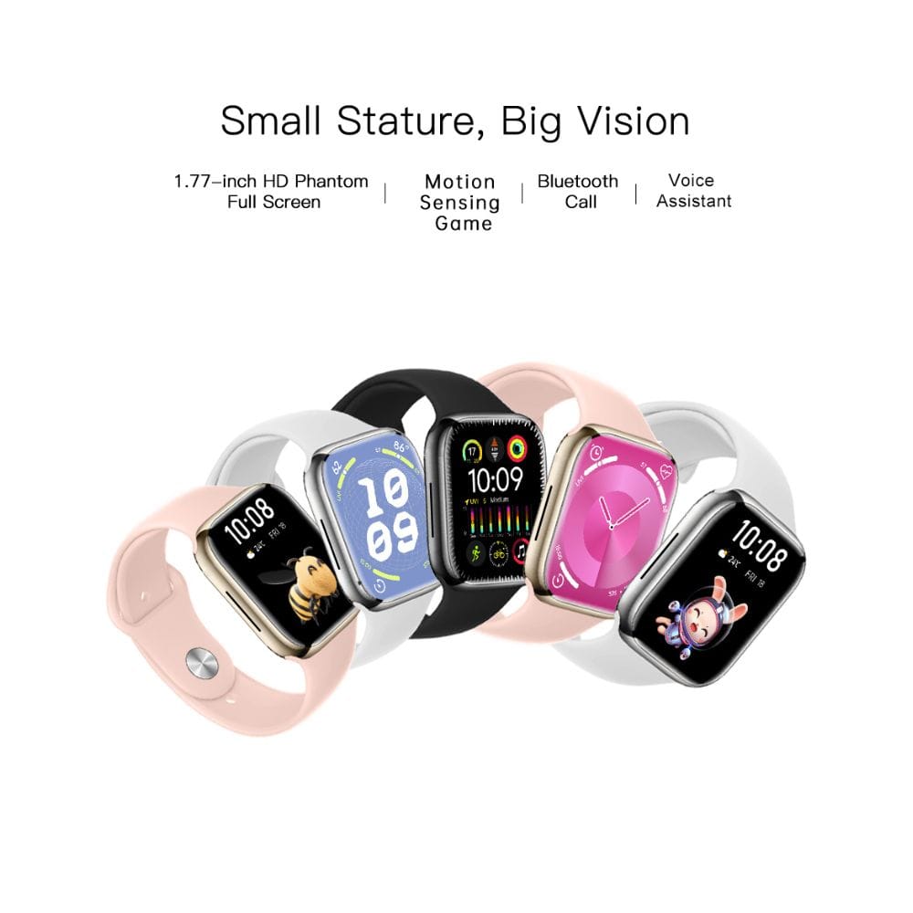 TELUX EVO 8 Mini Smart Calling Watch with 1.72” FHD Display & Extra Strap - F1683