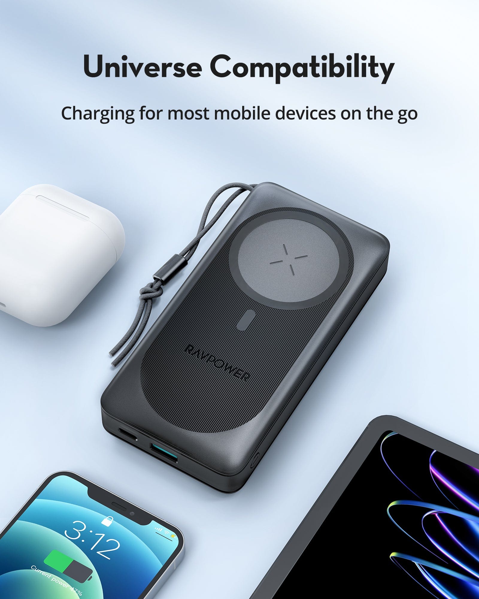 RAVPOWER 15W Magnetic Wireless Power Bank - PB1214
