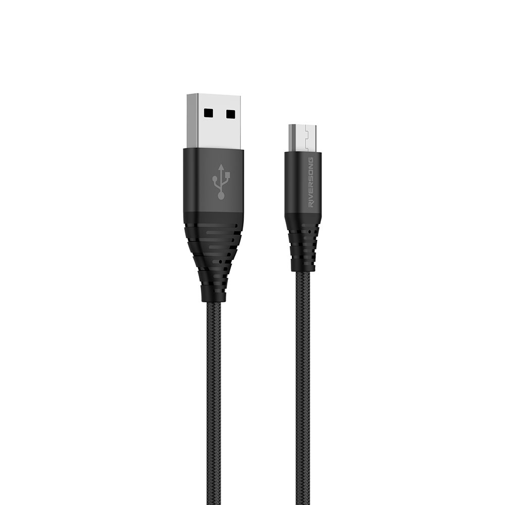 RIVERSONG 1 Meter (3.2ft) USB-A to Micro USB Fast Charger Cable - CM32