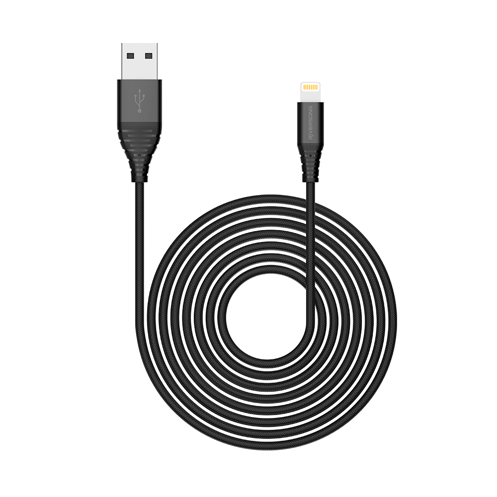 RIVERSONG 1 Meter (3.2ft) USB-A to Lightning Fast Charger Cable - CL32