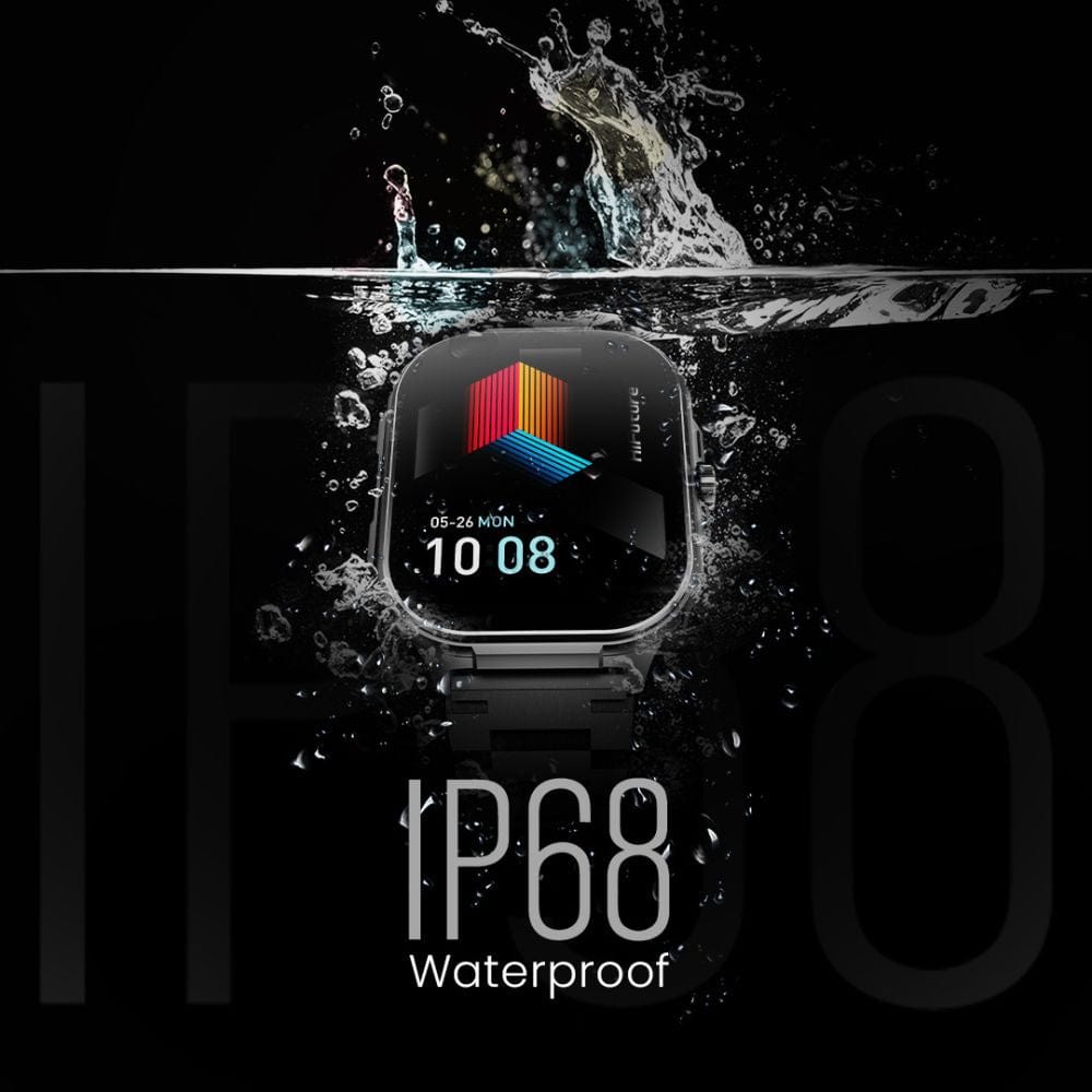 HiFuture Ultra3 PRO Premium Stainless Steel Smart Calling Watch (2.04 Inch AMOLED Display) - HSSW7