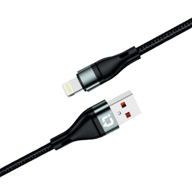 IQ TOUCH 1M Nylon Braided USB-A to Lightening Charging Cable - ICHARGE-IQ-L1