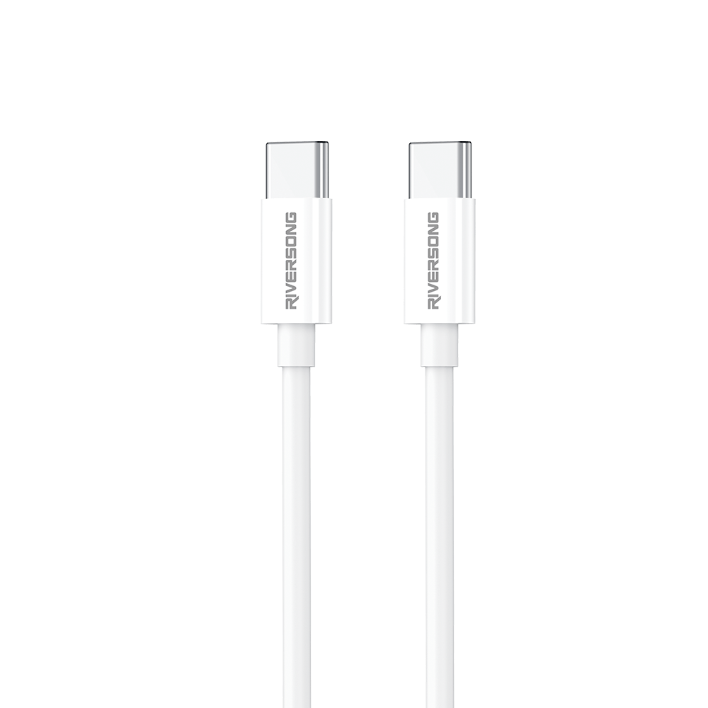 RIVERSONG 1M(3.3ft) 60W USB-C to USB-C Fast Charging Cable - CT76