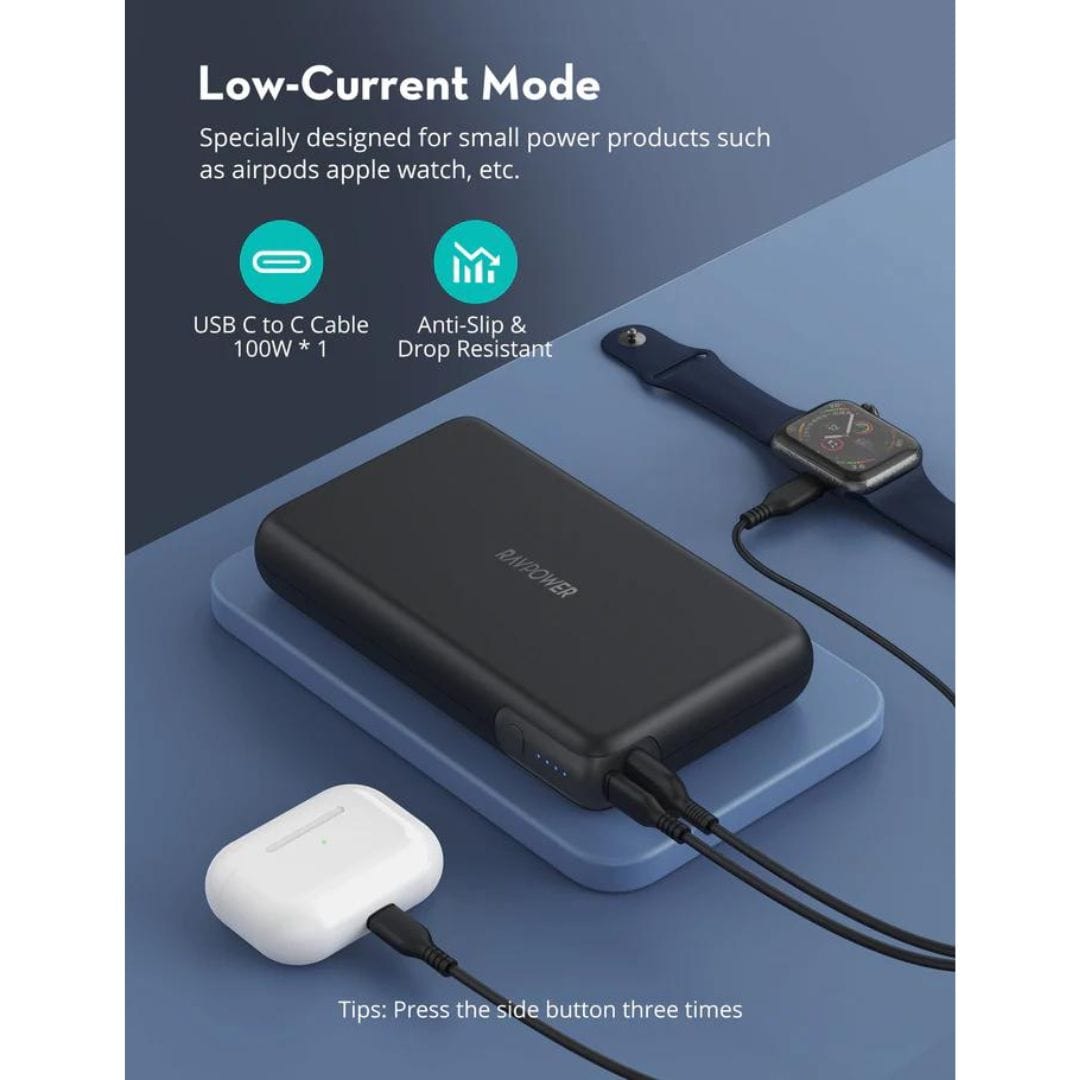RAVPower 30000mAh 100W 2-Port Laptop Power Bank - PB232