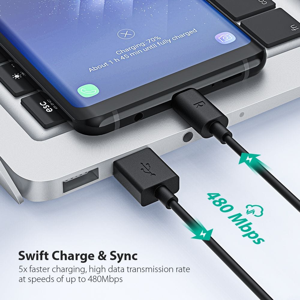 RAVPower USB-A to Type-C USB 1M Charging Cable - CB044