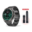 TELUX ACTIVEX Smart Calling Watch with 1.43” AMOLED Display & 2 Straps (Stainless Steel & Silicon) - T53