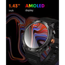 TELUX ACTIVEX Smart Calling Watch with 1.43” AMOLED Display & 2 Straps (Stainless Steel & Silicon) - T53