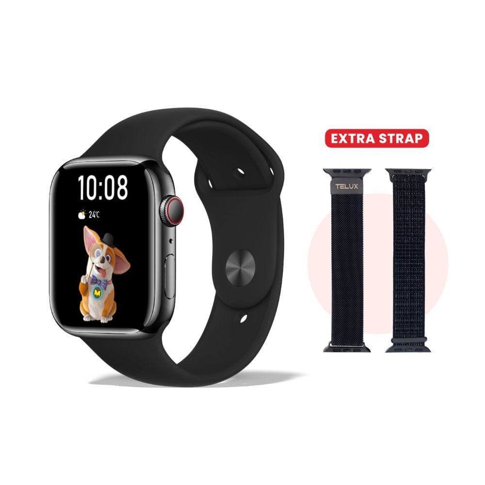 TELUX EVO 8 Smart Calling Watch with 1.91” FHD Display & Extra Strap - F1682