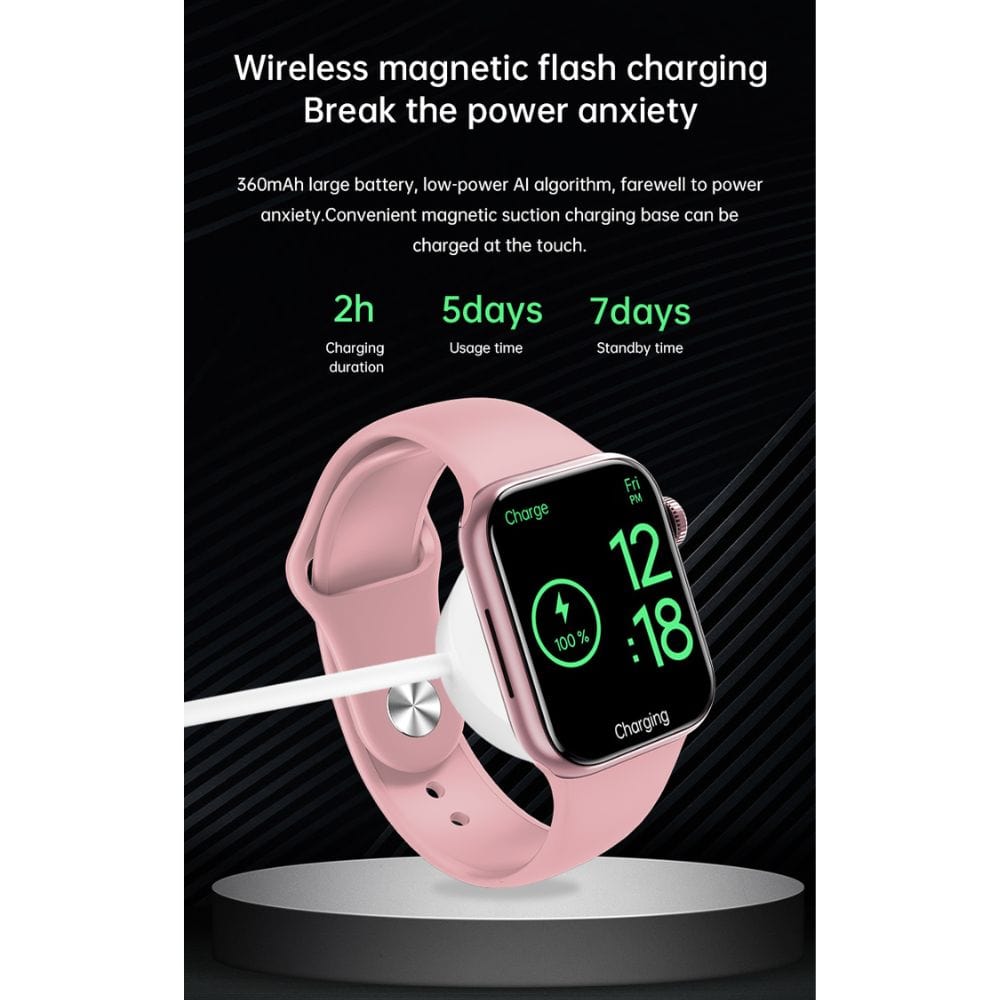 TELUX EVO 8 Smart Calling Watch with 1.91” FHD Display & Extra Strap - F1682