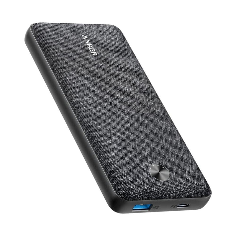 Anker 20K Slim & Portable Power Bank (Fabric Black) - A1287