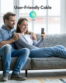 RAVPOWER 1.2M 3-in-1 Lightning/Type C/Micro USB Cable - CB1033