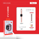 TELUX EVO 8 Mini Smart Calling Watch with 1.72” FHD Display & Extra Strap - F1683