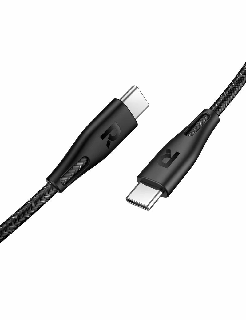 RAVPOWER 2M(6.6ft) 60W USB-C to USB-C Fast Charging Cable - CB1031