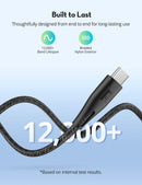 RAVPOWER 2M(6.6ft) 60W USB-C to USB-C Fast Charging Cable - CB1031