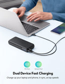 RAVPOWER 20000mAh Power Bank with Dual Input & Output - PB201