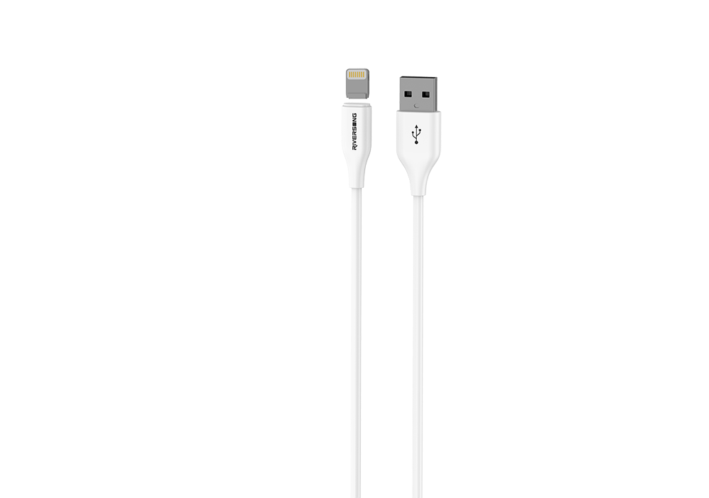 RIVERSONG 12W Dual Port Wall Charger with 1M Lightning Cable - AD29L