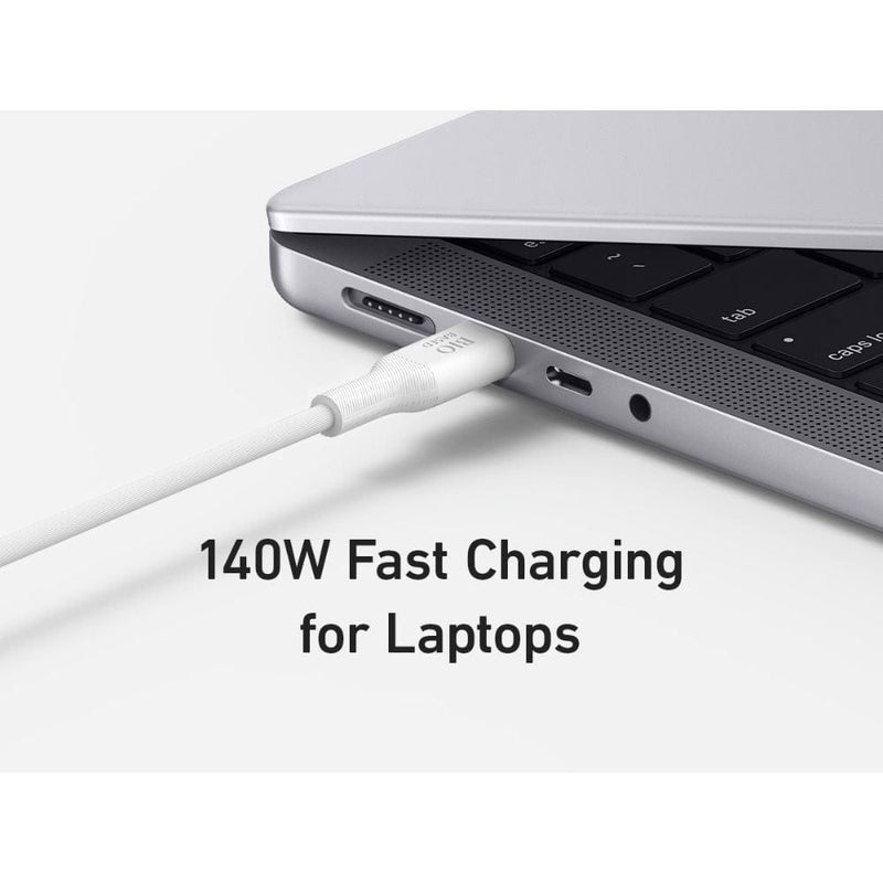 كابل شحن أنكر 544 USB-C إلى USB-C بقوة 140 واط بطول 3 أقدام (قائم على الحياة) - A80F1