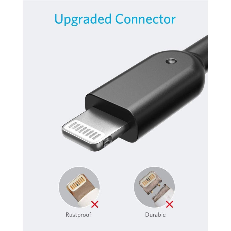 انكر 321 باور لاين ll كابل USB-A مع موصل لايتنينج (1 متر) - A8432