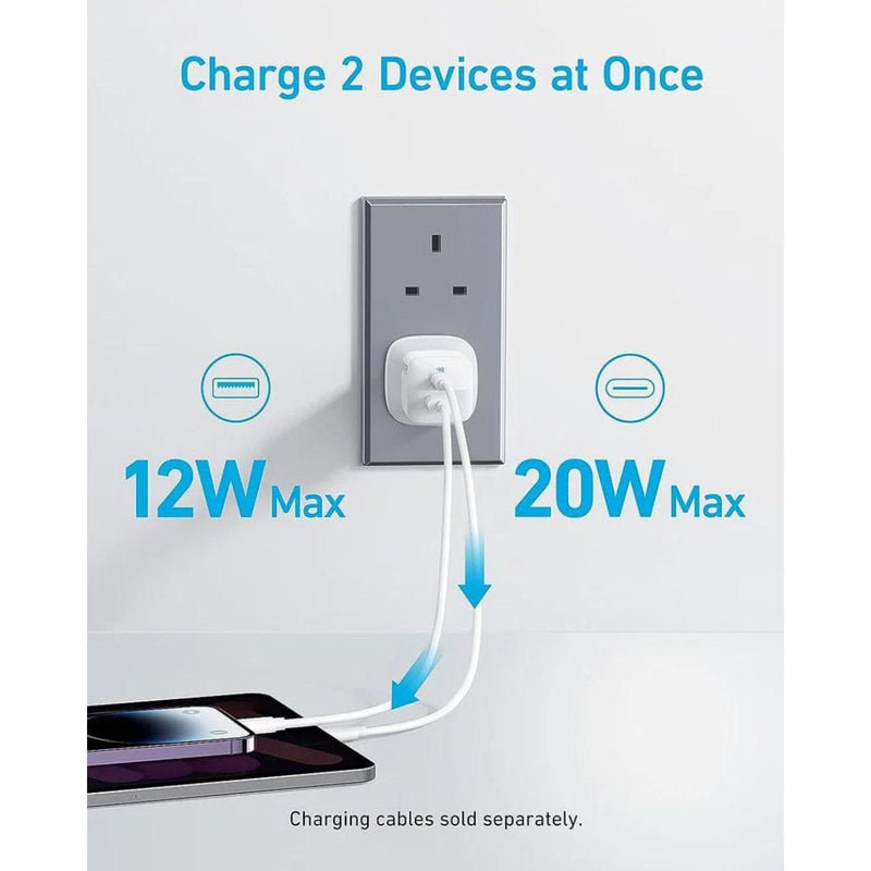 Anker 323 Charger 33W Wall Charger With USB-C to USB-C Cable - B2331