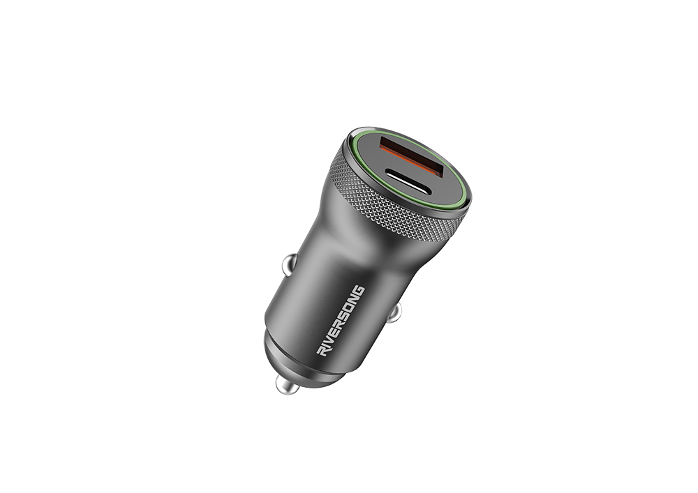 RIVERSONG 20W USB-A & USB-C Fast Car Lighter Charger - CC20
