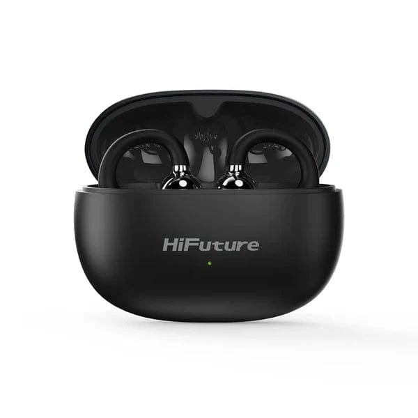 HiFuture FlexClip Open Ear Wireless Earbuds, 30 Hrs Playtime, AI ENC Noise Cancellation – HEFC