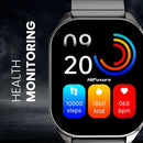 HiFuture FutureFit Apex Stainless Steel Smart Watch (2.04 Inch Display) - HSSW3