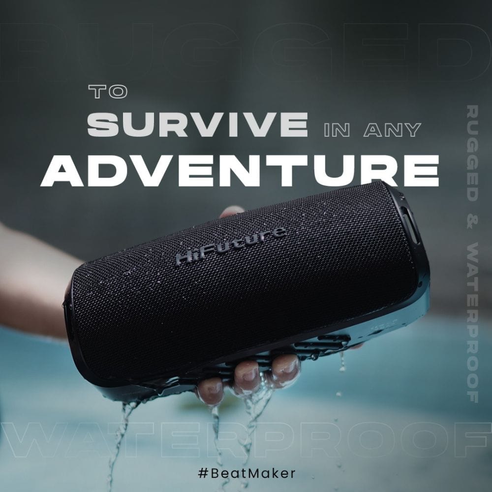 HiFuture Gravity Portable Wireless Speaker (30W Woofer + 15W Tweeter)  - HBB4