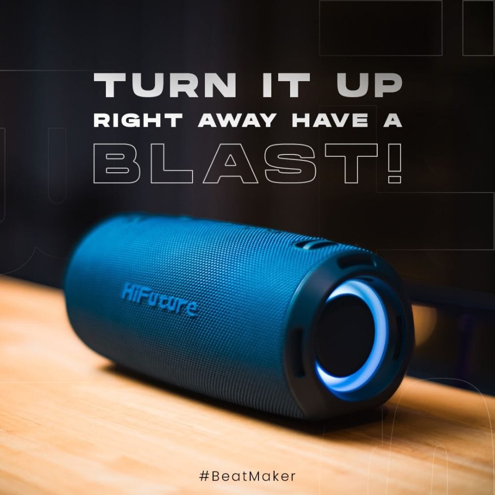 HiFuture Gravity Portable Wireless Speaker (30W Woofer + 15W Tweeter)  - HBB4