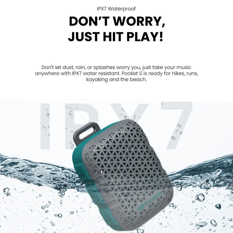 HiFuture Pocket S Mini Portable & Wearable Speaker (5W Output & 8Hr Playtime) - HBB11