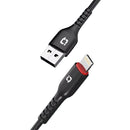 IQ TOUCH 1M Nylon Braided USB-A to Lightening Charging Cable - ICHARGE-IQ-L1