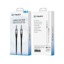 IQ TOUCH 3.5mm Nylon braided 1 Meter Aux Cable - AUDIOLINK-AUX