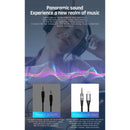 IQ TOUCH Lightening to 3.5mm Nylon braided 1 Meter Audio Cable - AUDIOLINK-L