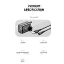 IQ TOUCH 12W Dual Port Wall Charger With 1M USB-A to Lightning Cable - ICHARGE-2P-L