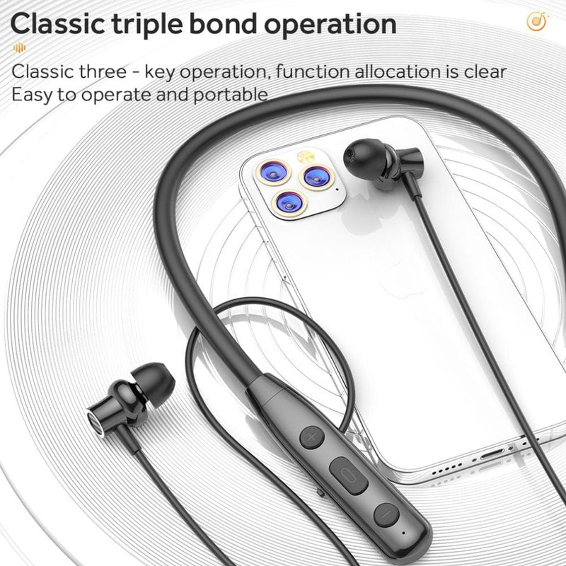 IQ TOUCH Bluetooth Neckband Earphone with Stereo Sound & 100Hrs Playtime - SOLO-X7