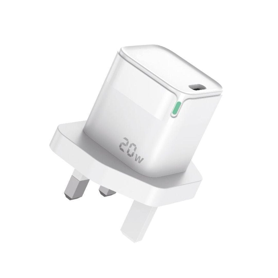 IQ TOUCH PD 20W USB-C Mini Wall Charger Powered by GaN Tech - ICHARGE-20PD