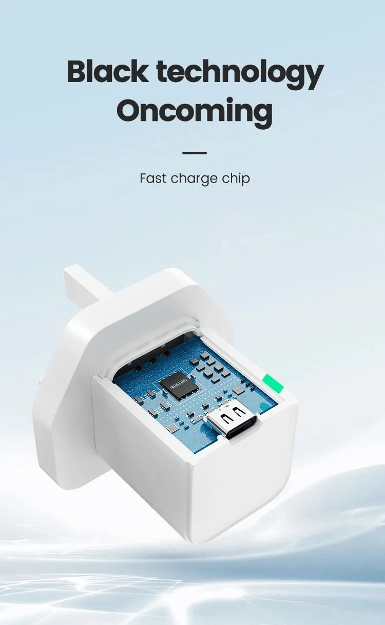 IQ TOUCH PD 20W USB-C Mini Wall Charger Powered by GaN Tech - ICHARGE-20PD