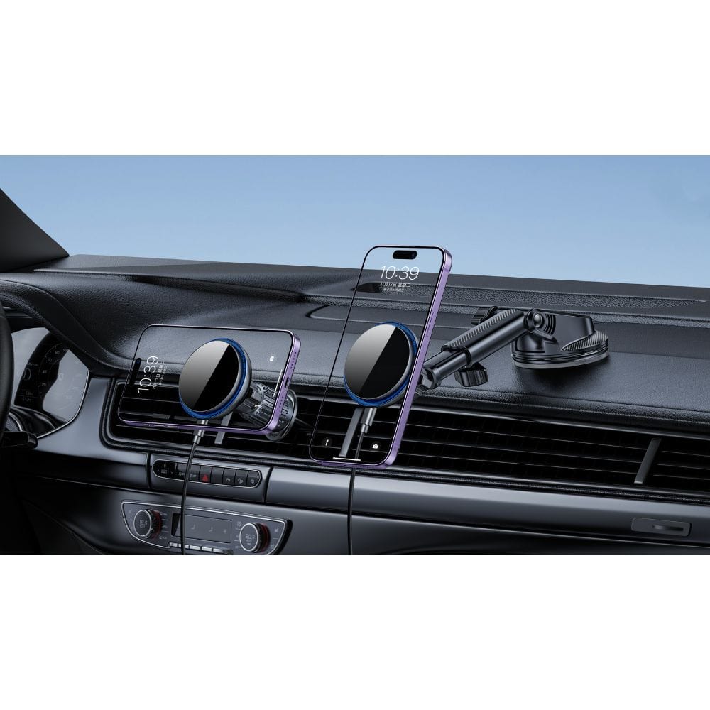 IQ Touch 15W MagSafe Wireless Charging Mount (Windshield/Dashboard/Air Vent Mount) - MAGSNAP-7