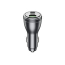 IQ Touch 95W 3 Port Compact Car Charger with Type-C Charging Cable - PD95-C