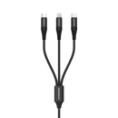 RIVERSONG 3-in-1 1M Fast Charging Cable (Micro, Lighting, Type-C) - C58
