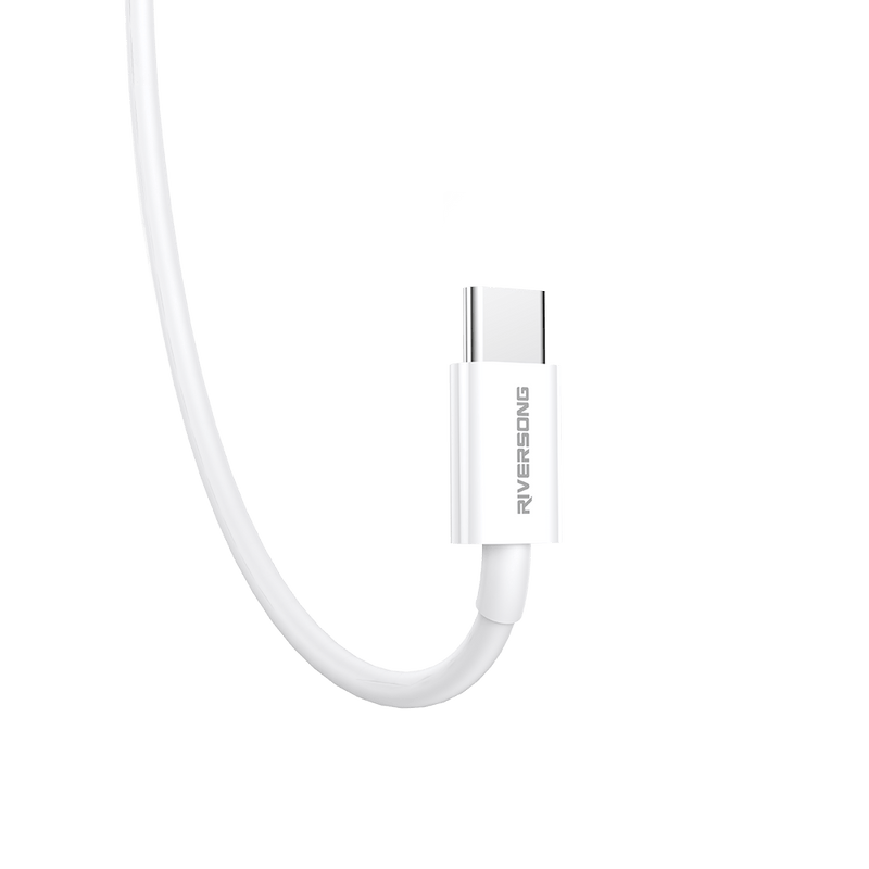 RIVERSONG 1M(3.3ft) 60W USB-C to USB-C Fast Charging Cable - CT76