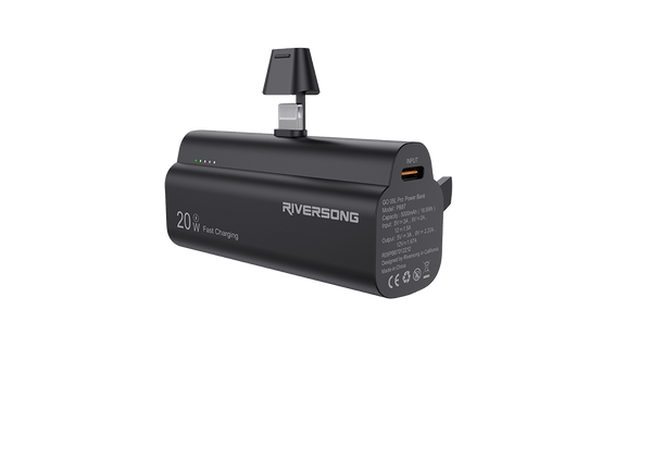 RIVERSONG 5000mAh Portable PD Power Bank With Lightning Interface - PB87