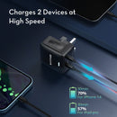 RAVPOWER 35W PD Pioneer 2 Port USB-C Wall Charger - PC1031