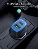 RAVPOWER 48W 2 Port(PD & QC) Fast Car Charger - VC009