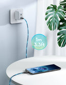 RAVPOWER Type-C To Type-C Charging Cable 1M (3.3ft) - CB058