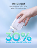 RAVPOWER PD Pioneer 65W GaN Dual Port Wall Charger - PC133