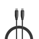 RAVPOWER 1.5M 100W Nylon Braid USB-C to USB-C Charging Cable - CB1035