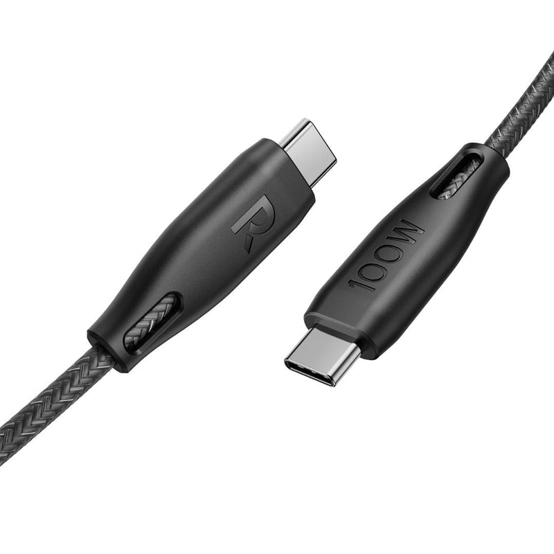 RAVPOWER 1.5M 100W Nylon Braid USB-C to USB-C Charging Cable - CB1035