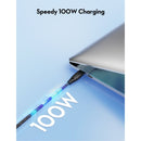 RAVPOWER 1.5M 100W Nylon Braid USB-C to USB-C Charging Cable - CB1035