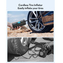 RAVPOWER 3-in-1 Smart Air Compressor with Power Bank & LED Flashlight - PB1233