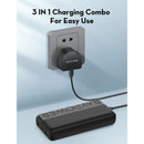 RAVPOWER 3-in-1 Travel Charging Combo(Power Bank, Wall Charger & Charging Cable) - PC1086